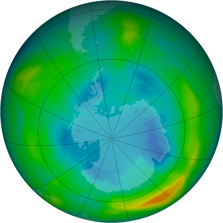 Ozone Map 1980-09-04